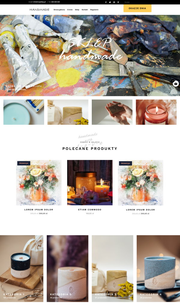 Szablon sklepu internetowego 2
