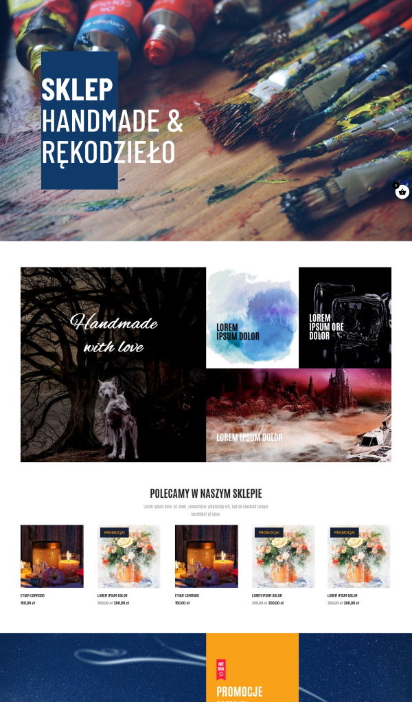 Szablon sklepu internetowego 3