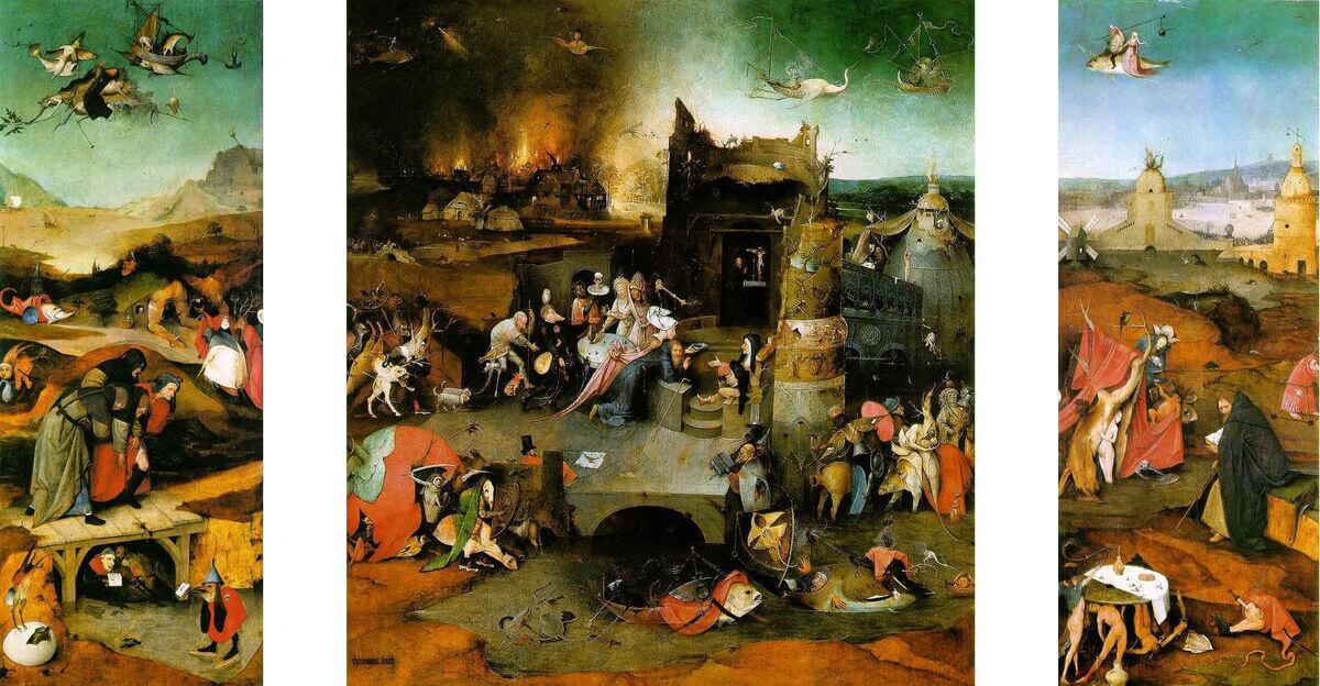 Hieronim Bosch, Kuszenie św. Antoniego