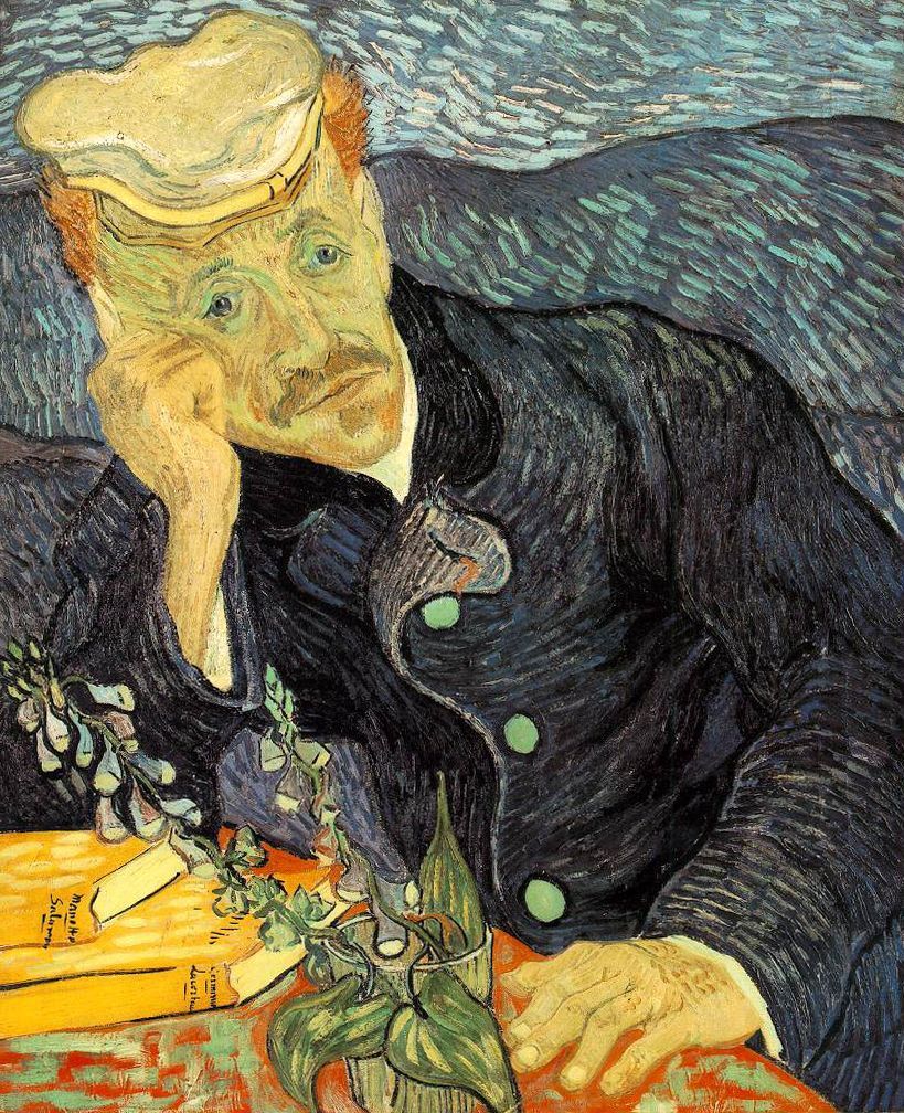 Portret doktora Gacheta, van Gogh