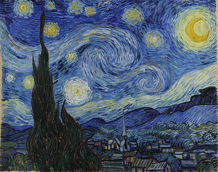 Gwiaździsta noc, van Gogh