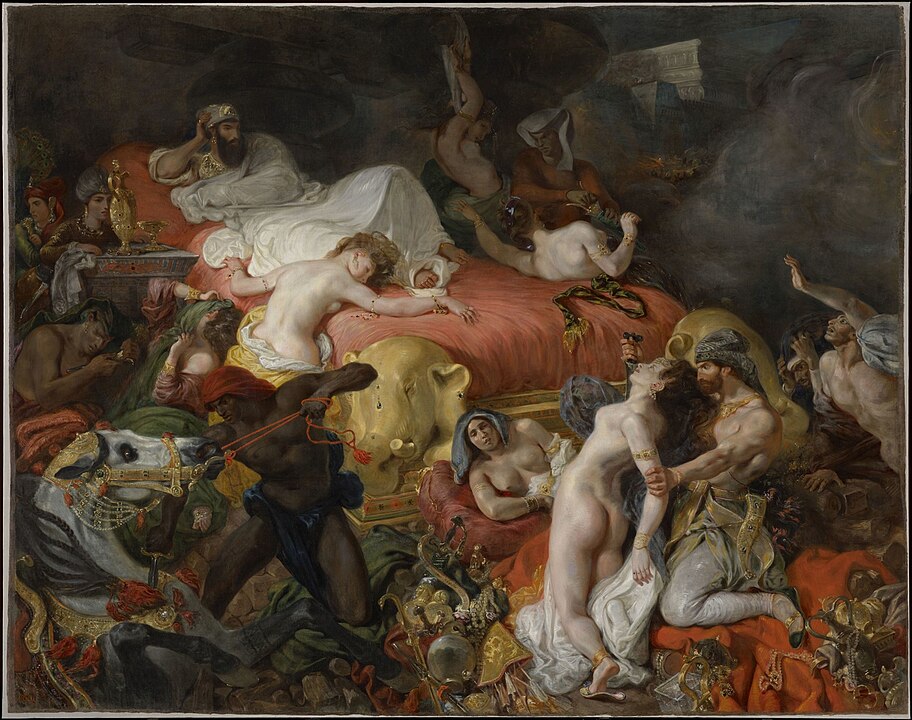 Śmierć Sardanapala - Eugene Delacroix