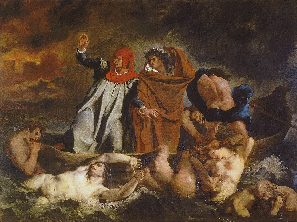 Barka Dantego - Eugene Delacroix