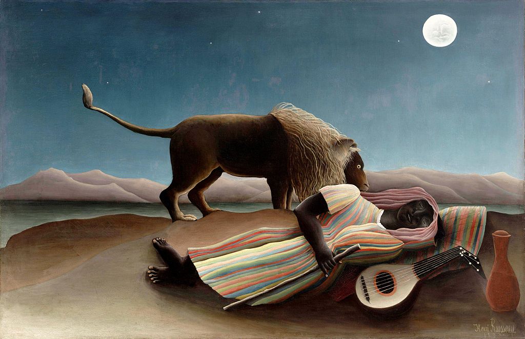 Śpiąca Cyganka Henri Rousseau