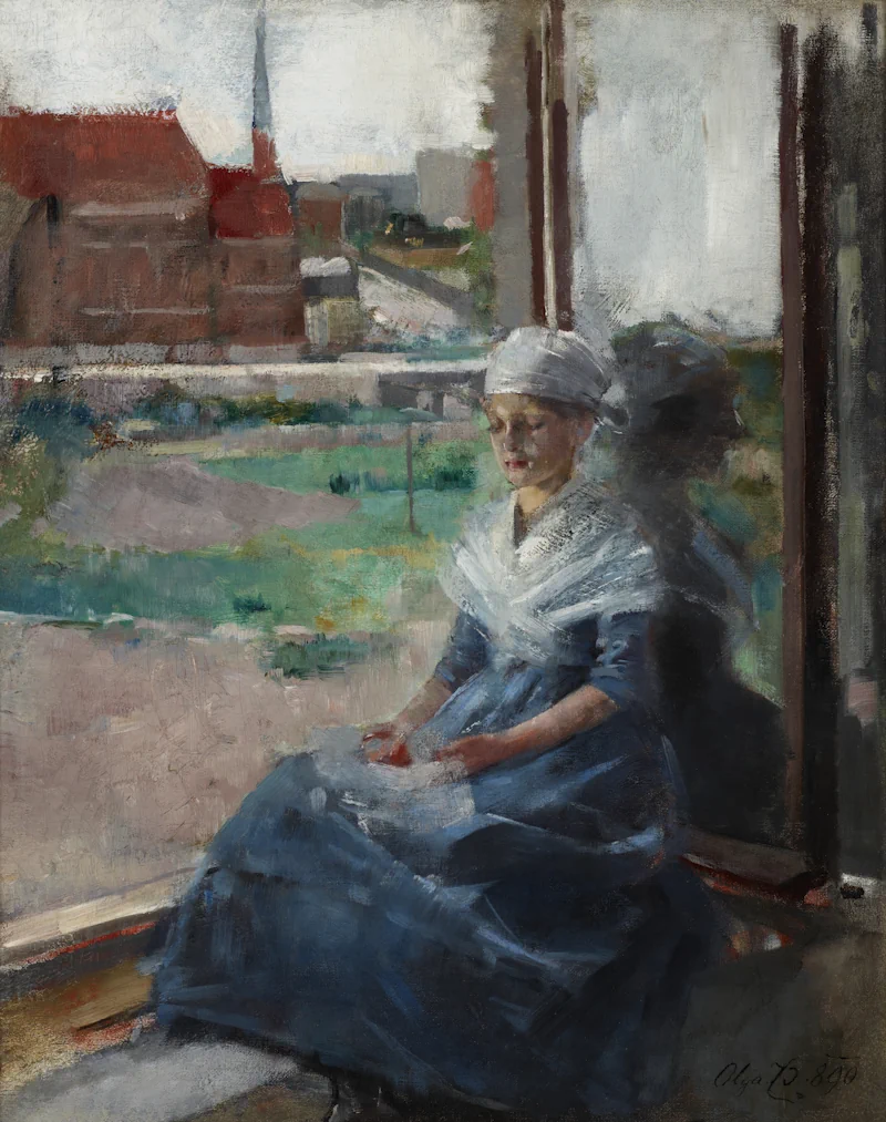 Bretonka, 1890, olej na płótnie, 53 × 42 cm, Muzeum Narodowe w Krakowie