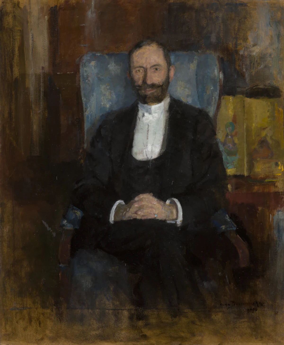 Portret Feliksa Jasieńskiego, 1907, olej na płótnie, 84,5 × 71 cm, Muzeum Narodowe w Krakowie